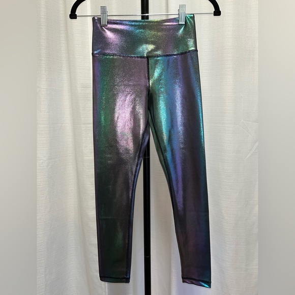 ZYIA Mirage Metallic Leggings | size 2 - Picture 1 of 9